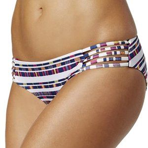 Becca by Rebecca Virtue Women's Artisan Tab Side Hipster Bikini Bottom Multi L